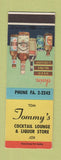 Matchbook Cover - Tommy's Bar CA? SAMPLE