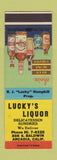 Matchbook Cover - Lucky's Liquor Deli Arcadia CA SAMPLE