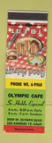 Matchbook Cover - Olympic Cafe Los Angeles CA SAMPLE