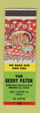 Matchbook Cover - The Berry Patch Fresno CA SAMPLE