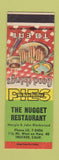 Matchbook Cover - Nugget Restaurant Truckee CA SAMPLE