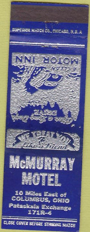 Matchbook Cover - McMurray Motel Columbus OH wear