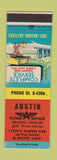 Matchbook Cover - Austin Flying A oil gas El Monte CA SAMPLE