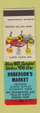 Matchbook Cover - Robertson's Market Oildale CA SAMPLE