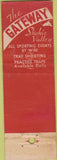 Matchbook Cover - Gateway Skokie Valley IL Horse Racing WEAR
