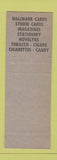 Matchbook Cover - Oxnard News Stationary Oxnard CA SAMPLE