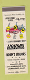 Matchbook Cover - Norm's Liquors Sacramento CA SAMPLE