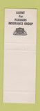Matchbook Cover - Koval Insurance Agency Sunnyvale CA SAMPLE