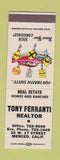 Matchbook Cover - Tony Ferranti Real Estate Merced CA SAMPLE