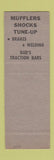 Matchbook Cover - 50 50 Muffler Service Burlingame CA SAMPLE