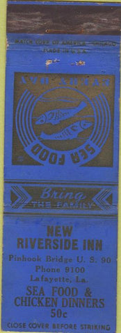 Matchbook Cover - New Riverside Inn Lafayette LA WEAR