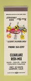 Matchbook Cover - Clearlake Redi Mix Concrete Lakeport CA SAMPLE