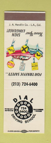 Matchbook Cover - Driving School Los Angeles CA SAMPLE