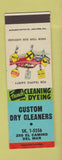 Matchbook Cover - Custom Dry Cleaners Del Mar CA SAMPLE