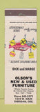 Matchbook Cover - Olson's Furniture Sheridan OR