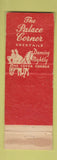 Matchbook Cover - Palace Hotel San Francisco CA WEAR