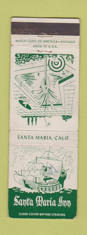 Matchbook Cover - Santa Maria Inn CA WEAR