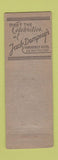 Matchbook Cover - Jack Dempsey Vanderbilt Hotel Miami Beach FL boxing