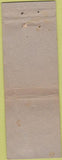 Matchbook Cover - Hotel Aurora IL DQ POOR STRIKER