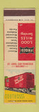 Matchbook Cover - Frisco Railroad