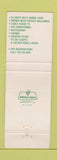 Matchbook Cover - Green's Motel Boone NC
