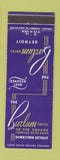 Matchbook Cover - Barlum Hotel Detroit MI