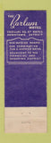 Matchbook Cover - Barlum Hotel Detroit MI