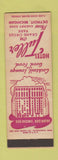 Matchbook Cover - Hotel Tuller Detroit MI