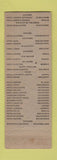 Matchbook Cover - Hotel Tuller Detroit MI