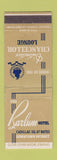 Matchbook Cover - Barlum Hotel Detroit MI