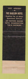 Matchbook Cover - Barlum Hotel Detroit MI