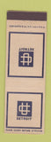 Matchbook Cover - Union? Club Detroit MI