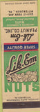 Matchbook Cover - Lik Em Peanut Co Pittsburgh PA