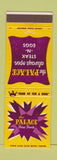 Matchbook Cover - Palace Restaurant MI CHAIN Detroit