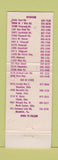 Matchbook Cover - Palace Restaurant MI CHAIN Detroit