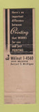 Matchbook Cover - Safran Printing Detroit MI