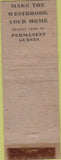 Matchbook Cover - Westbrook Hotel Cort Worth TX POOR