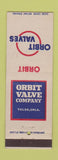 Matchbook Cover - Orbit Valve Company Tulsa OK