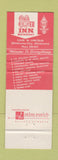 Matchbook Cover - 89er Inn Oklahoma cIty OK