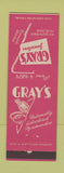 Matchbook Cover - Gray's Jewelry Tulsa OK