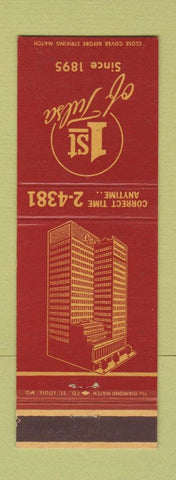 Matchbook Cover - 1st Bank Tulsa OK