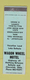 Matchbook Cover - Wagon Wheel Motel Checotah OK WEAR