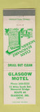 Matchbook Cover - Glasgow Motel DE
