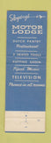 Matchbook Cover - Skyway's Motor Lodge New Castle DE