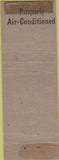 Matchbook Cover - Blackstone Hotel Fort Worth TX WORN