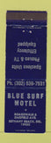 Matchbook Cover - Blue Surf Motel Bethany Beach DE