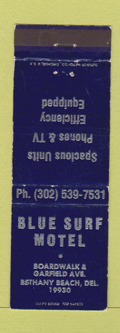 Matchbook Cover - Blue Surf Motel Bethany Beach DE