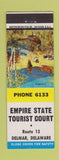 Matchbook Cover - Empire State Tourist Court Delmar DE