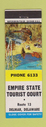 Matchbook Cover - Empire State Tourist Court Delmar DE