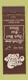 Matchbook Cover - The Round Table Sioux Falls SD